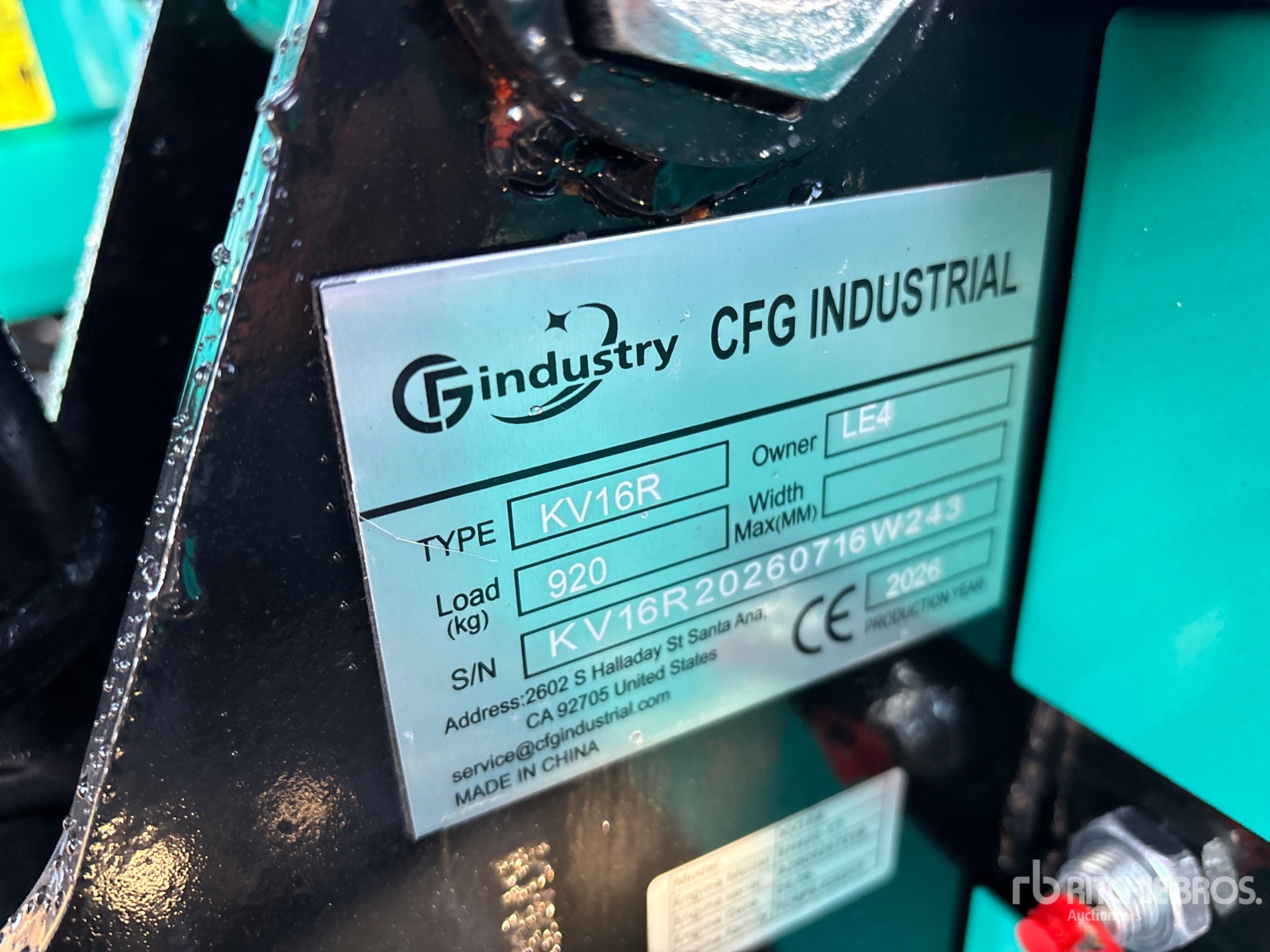2026 CFG KV16R