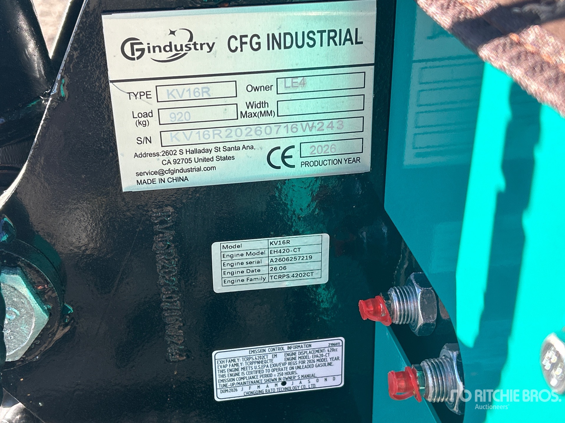 2026 CFG KV16R
