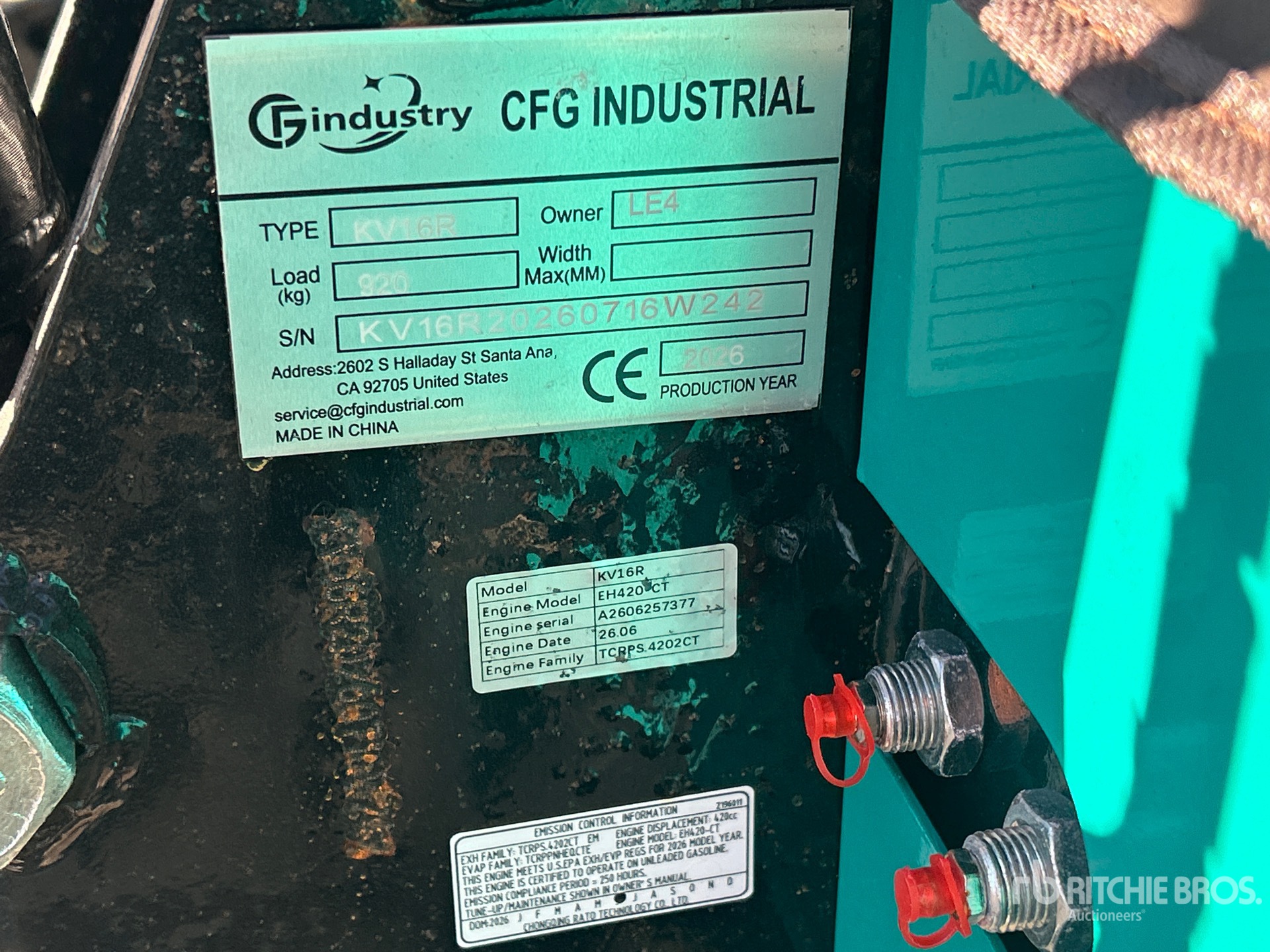 2026 CFG KV16R