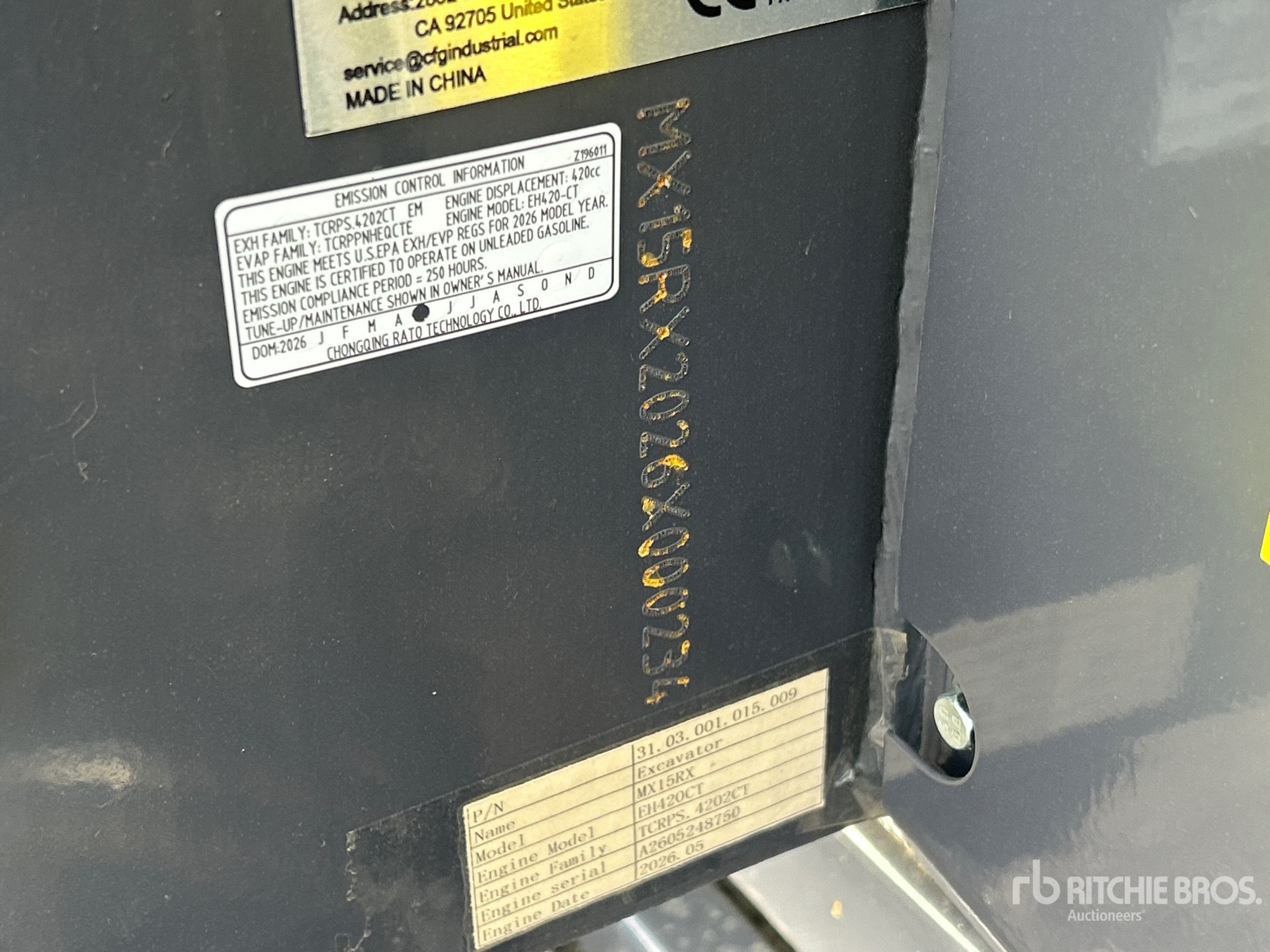2026 CFG MX15RX