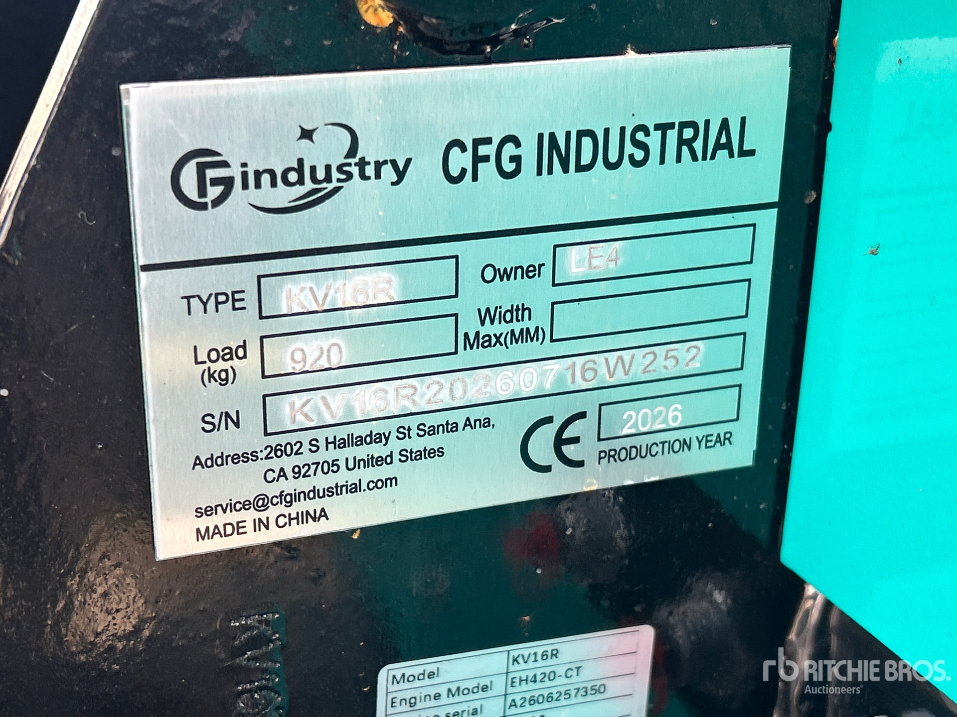 2026 CFG KV16R