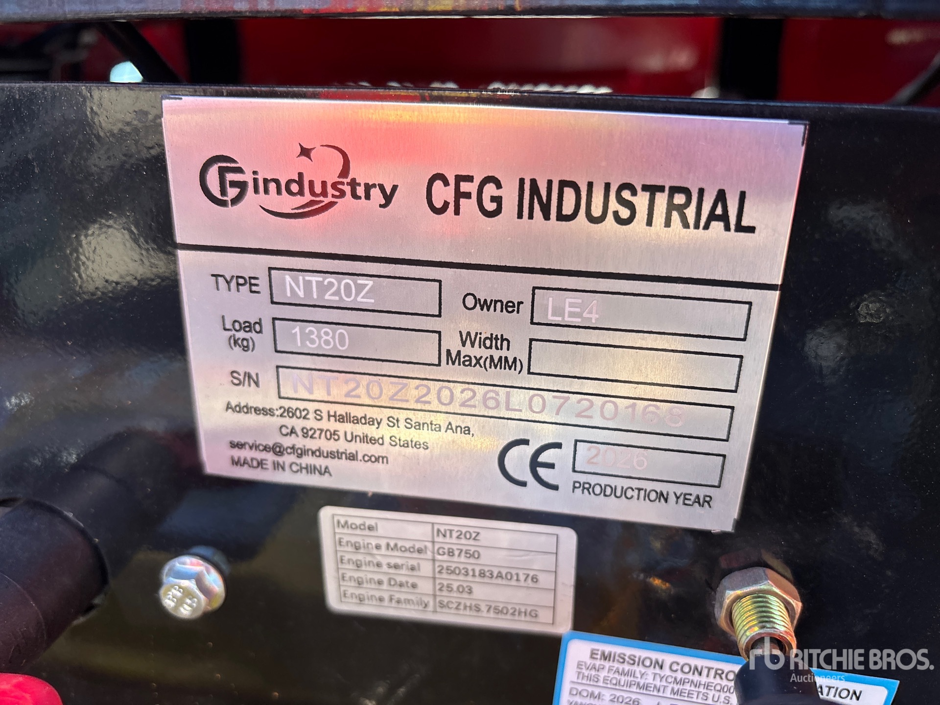 2026 CFG NT20Z