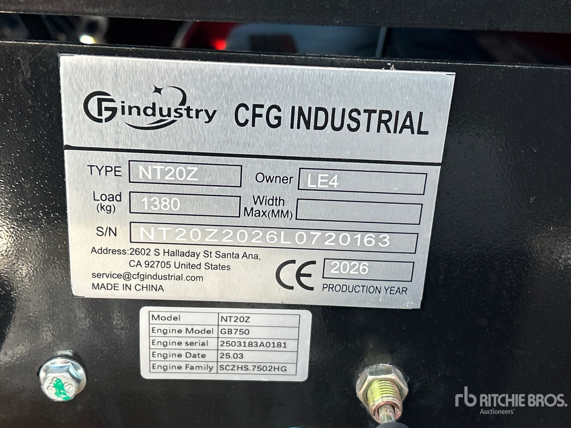 2026 CFG NT20Z