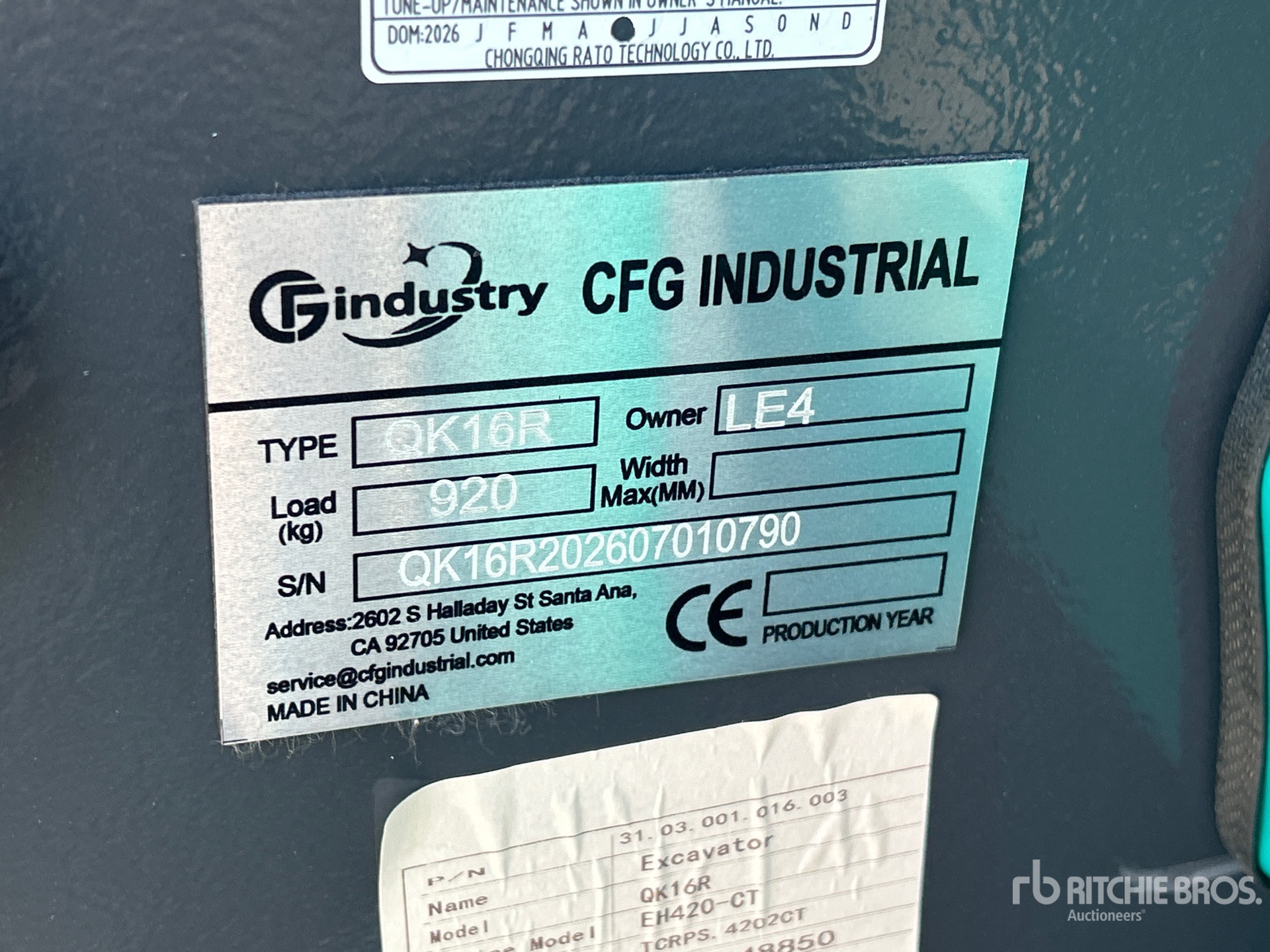 2026 CFG QK16R