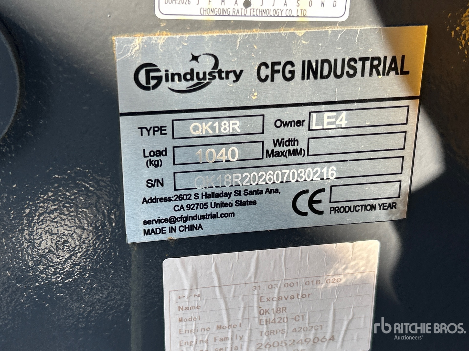 2026 CFG QK18R