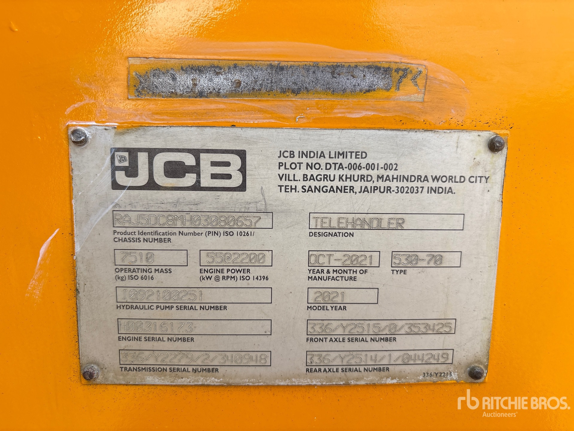 2021 JCB 530-110