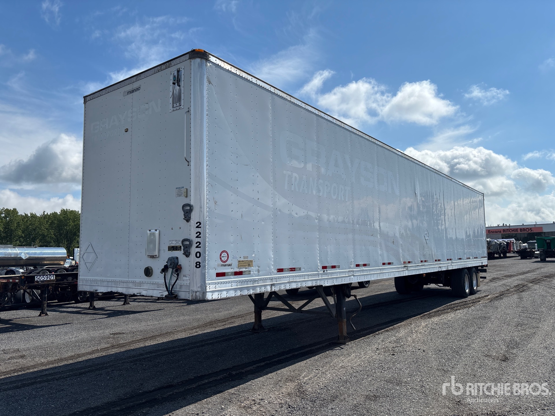 2016 Manac 53 ft x 102 in T/A