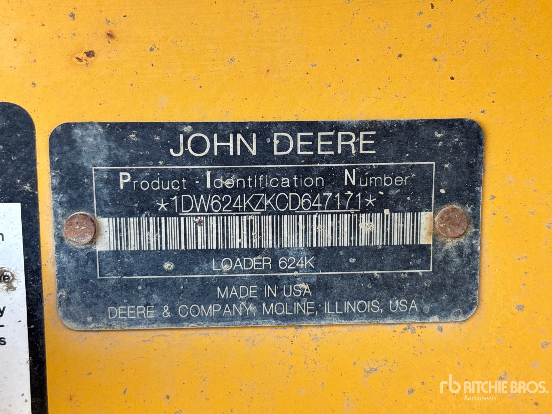 2012 John Deere 624K