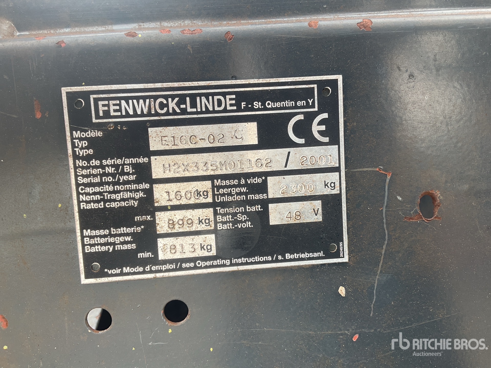 2001 Linde E16C-02
