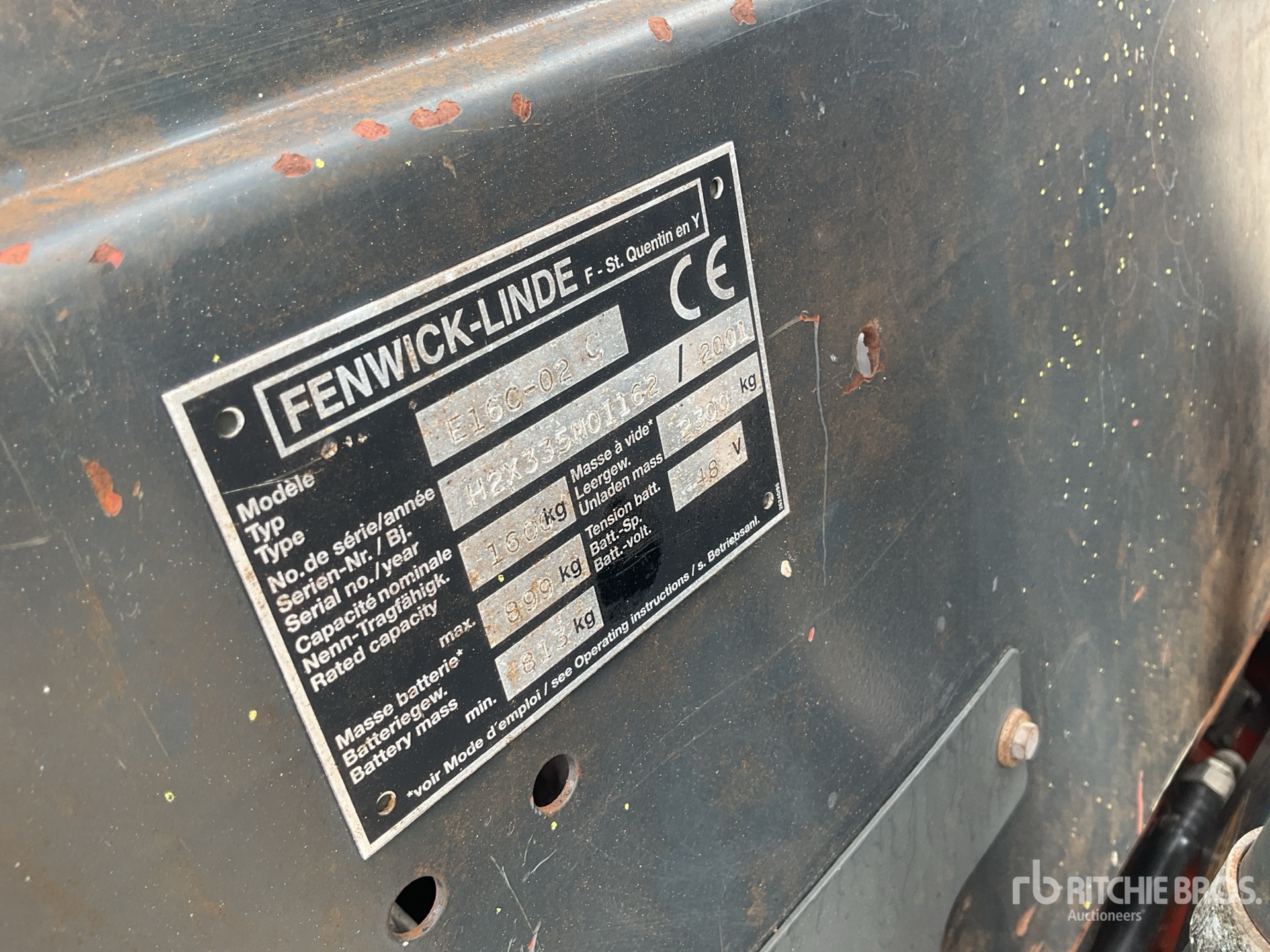 2001 Linde E16C-02