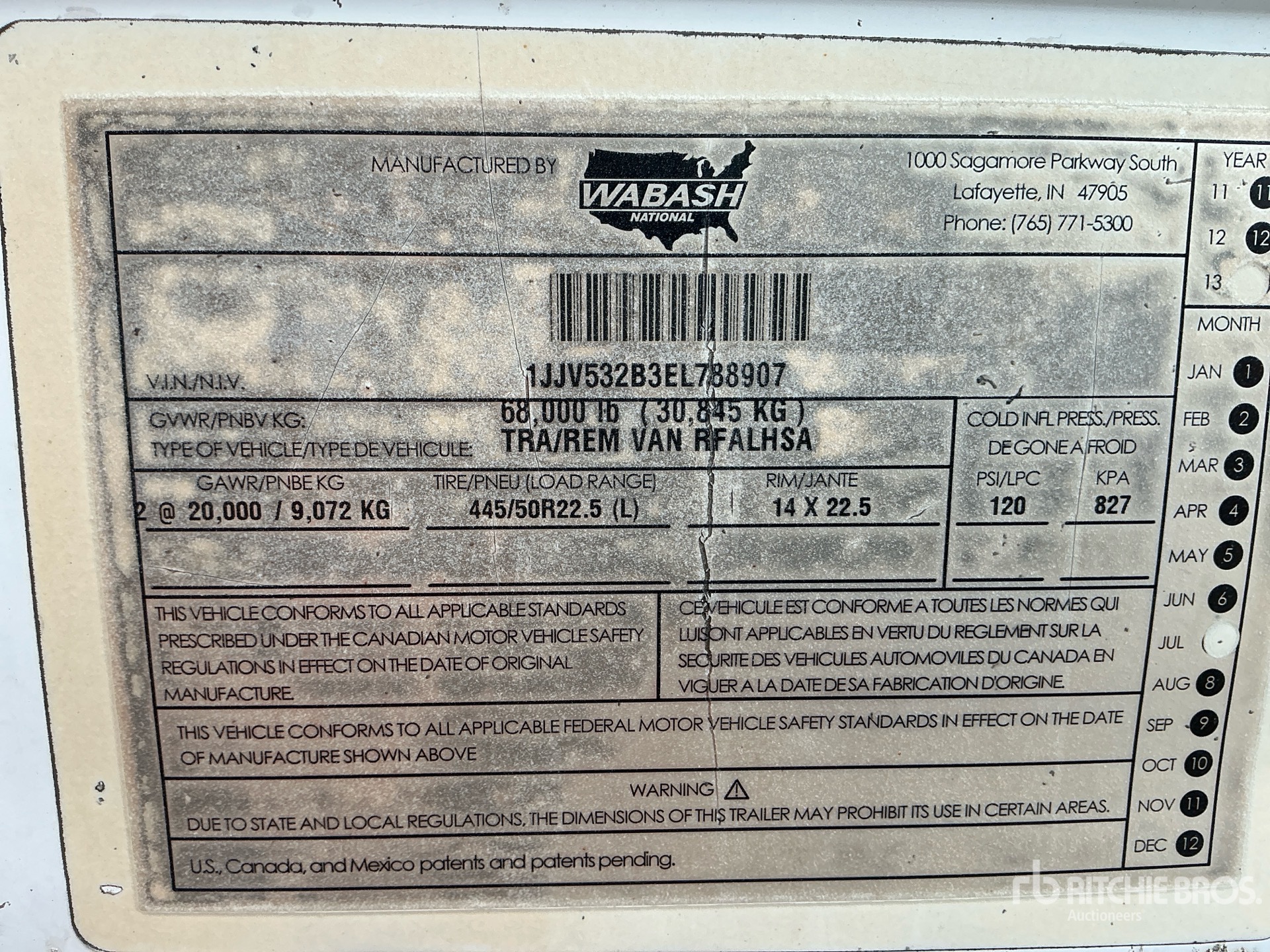 2014 Wabash RFALHSA