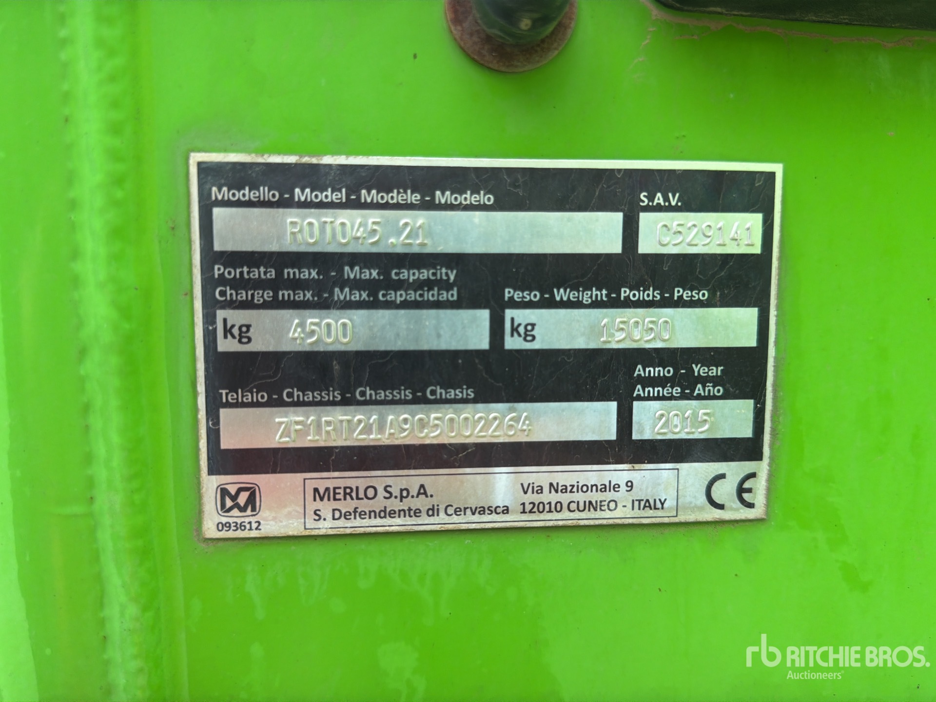 2015 Merlo ROTO 45.21