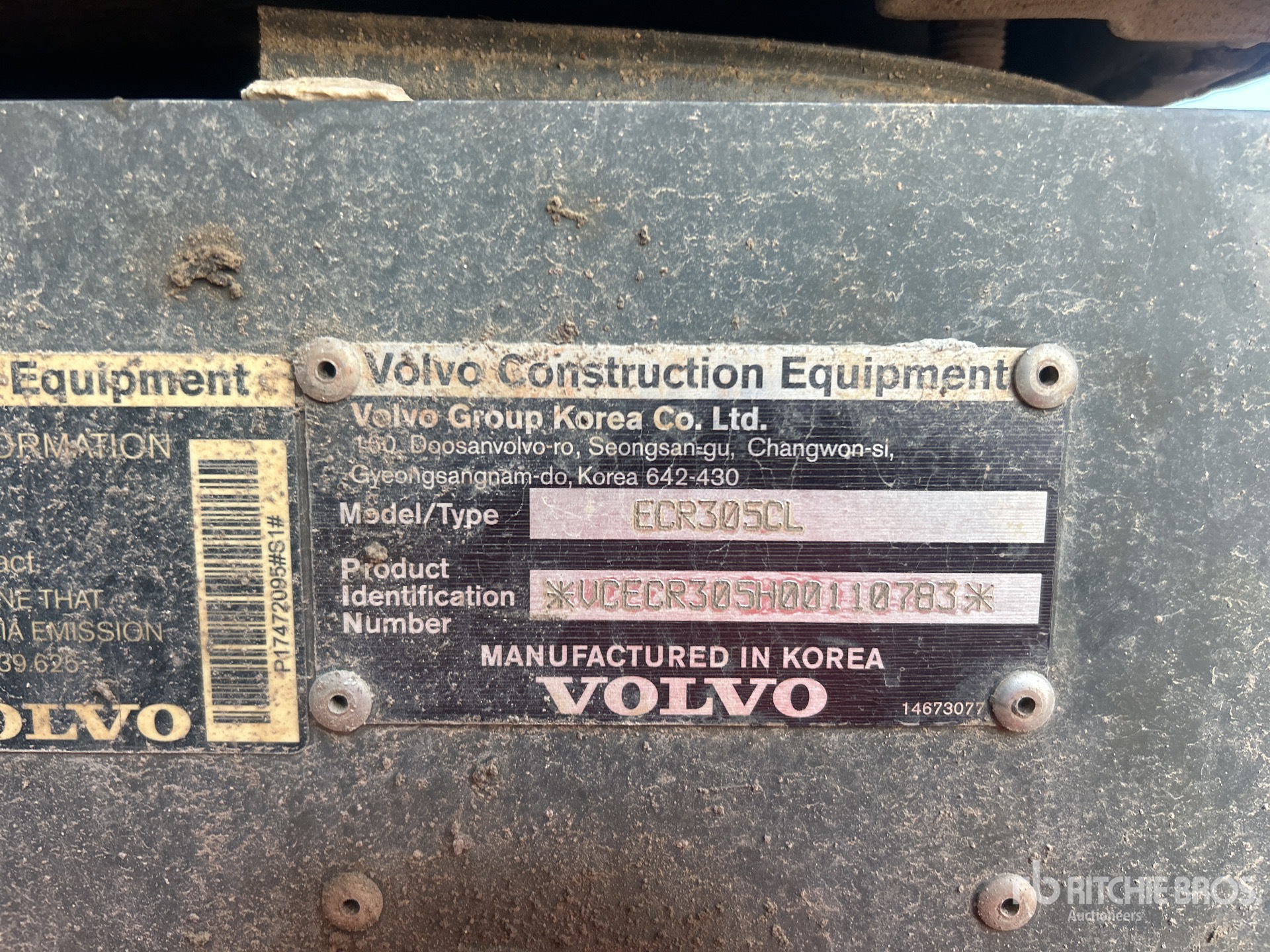 2017 Volvo ECR305