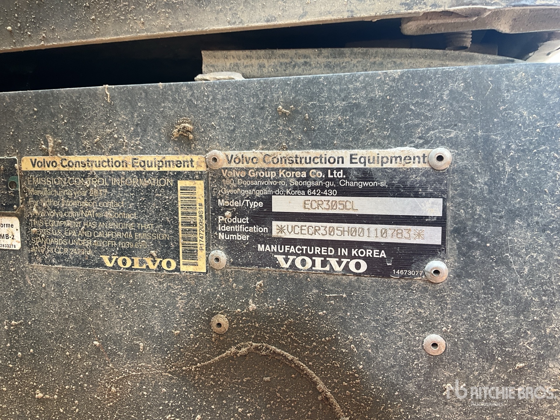 Photo of 2017 Volvo ECR305