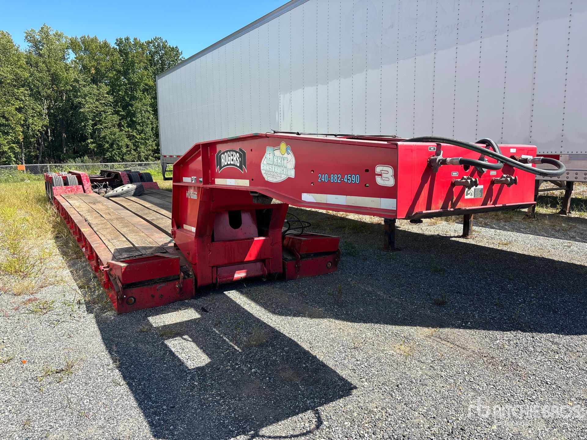 2004 Rogers 50 TON TRI/A REMOVABLE GOOSENECK