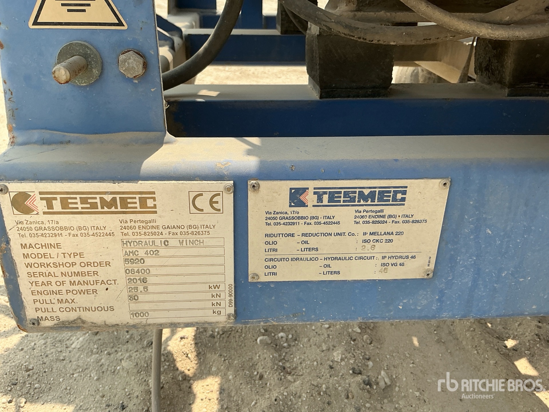 2016 Tesmec AMC 402