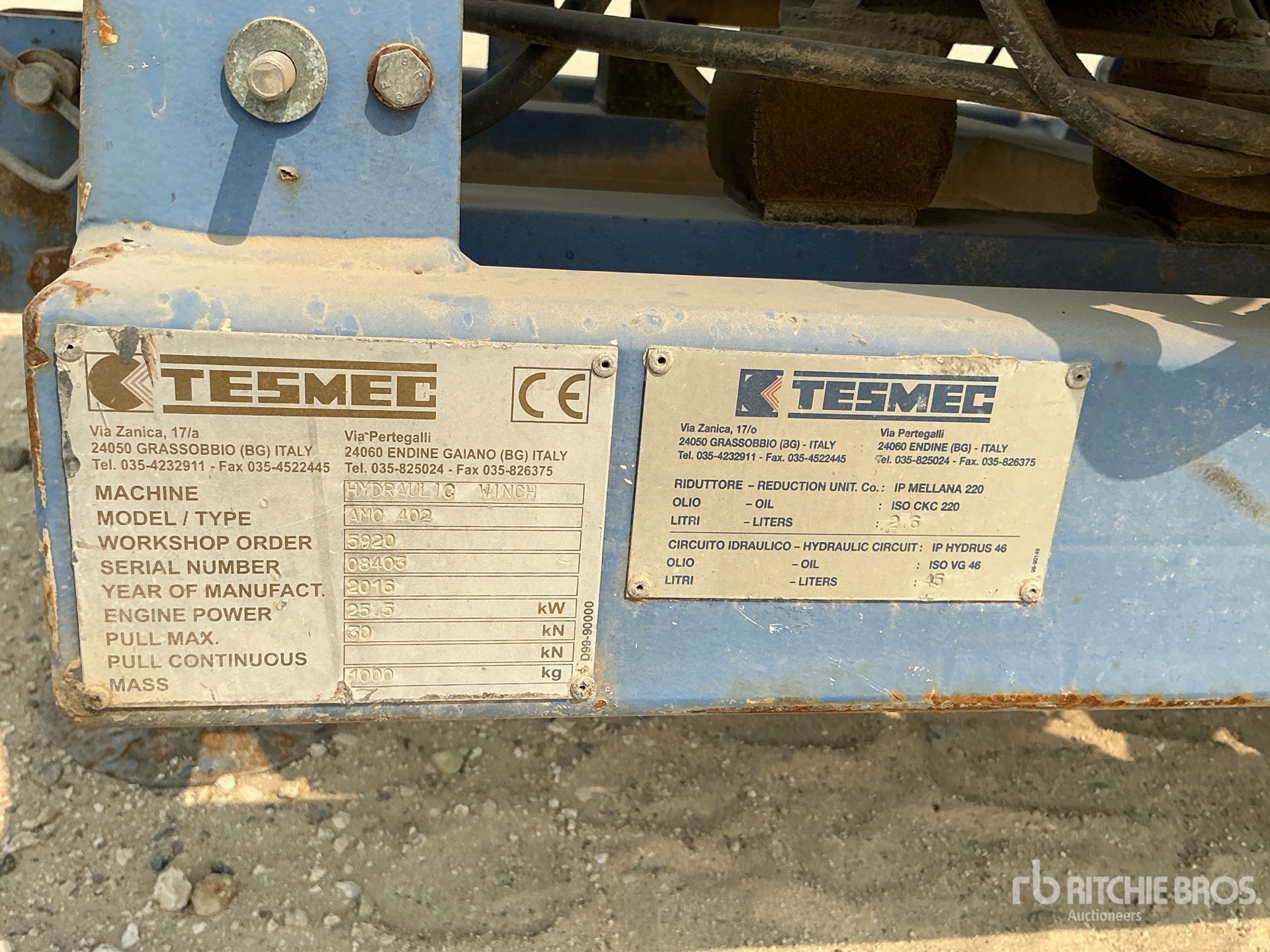 2016 Tesmec AMC 402