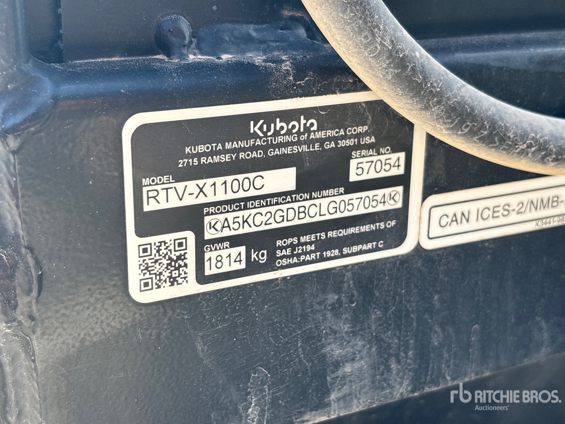 2020 Kubota RTV-X1100CW-H