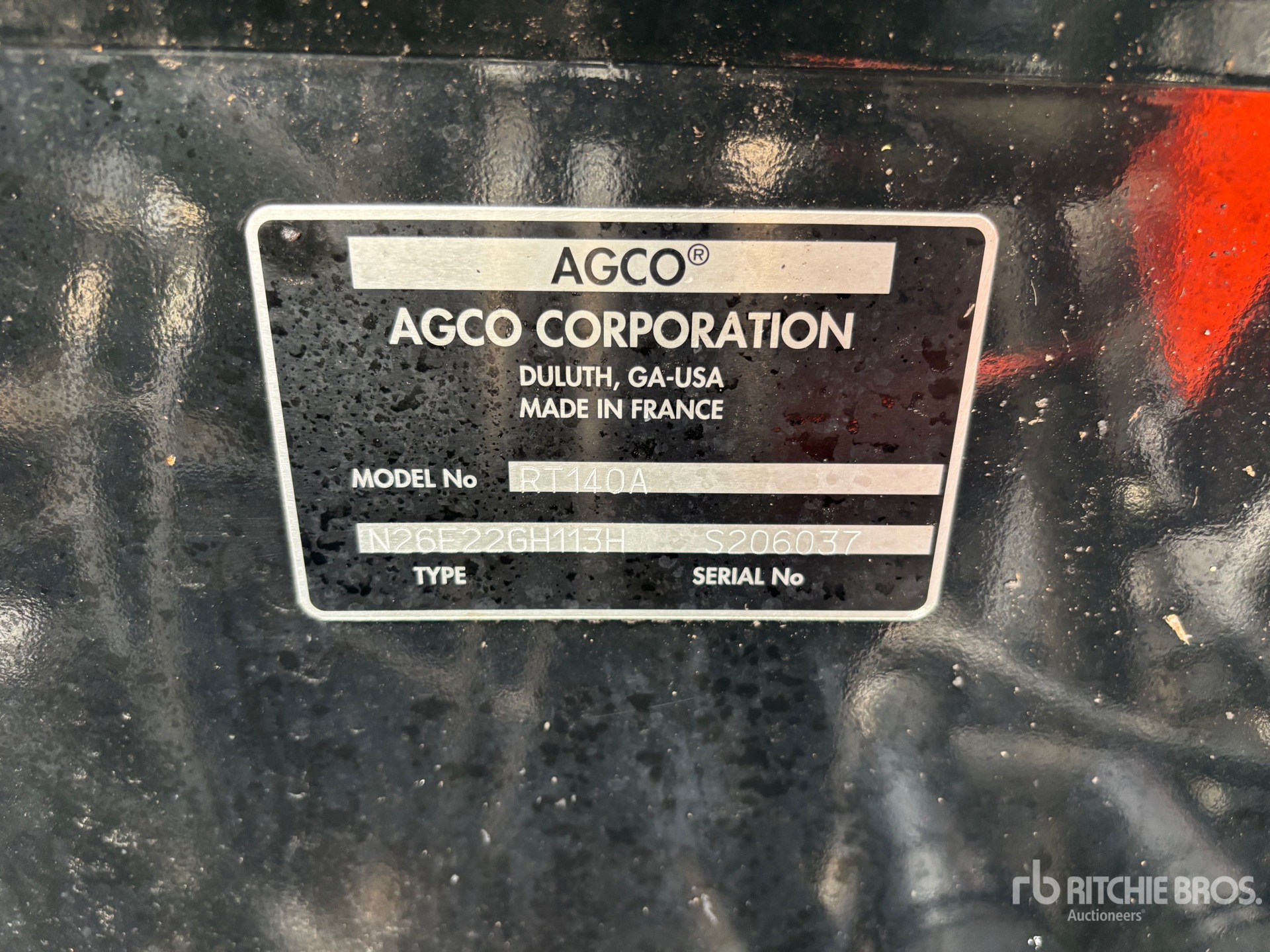 2007 Agco RT140A