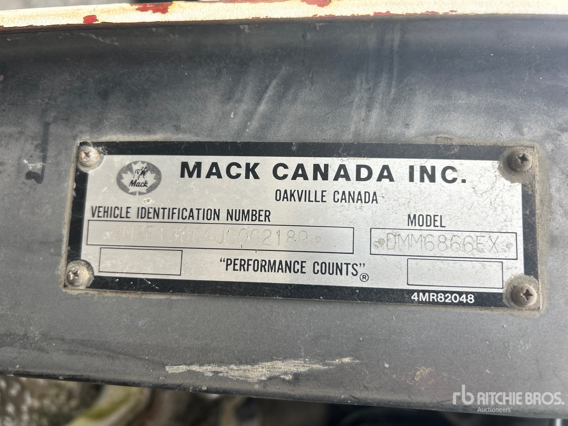 1988 Mack DMM6866EX