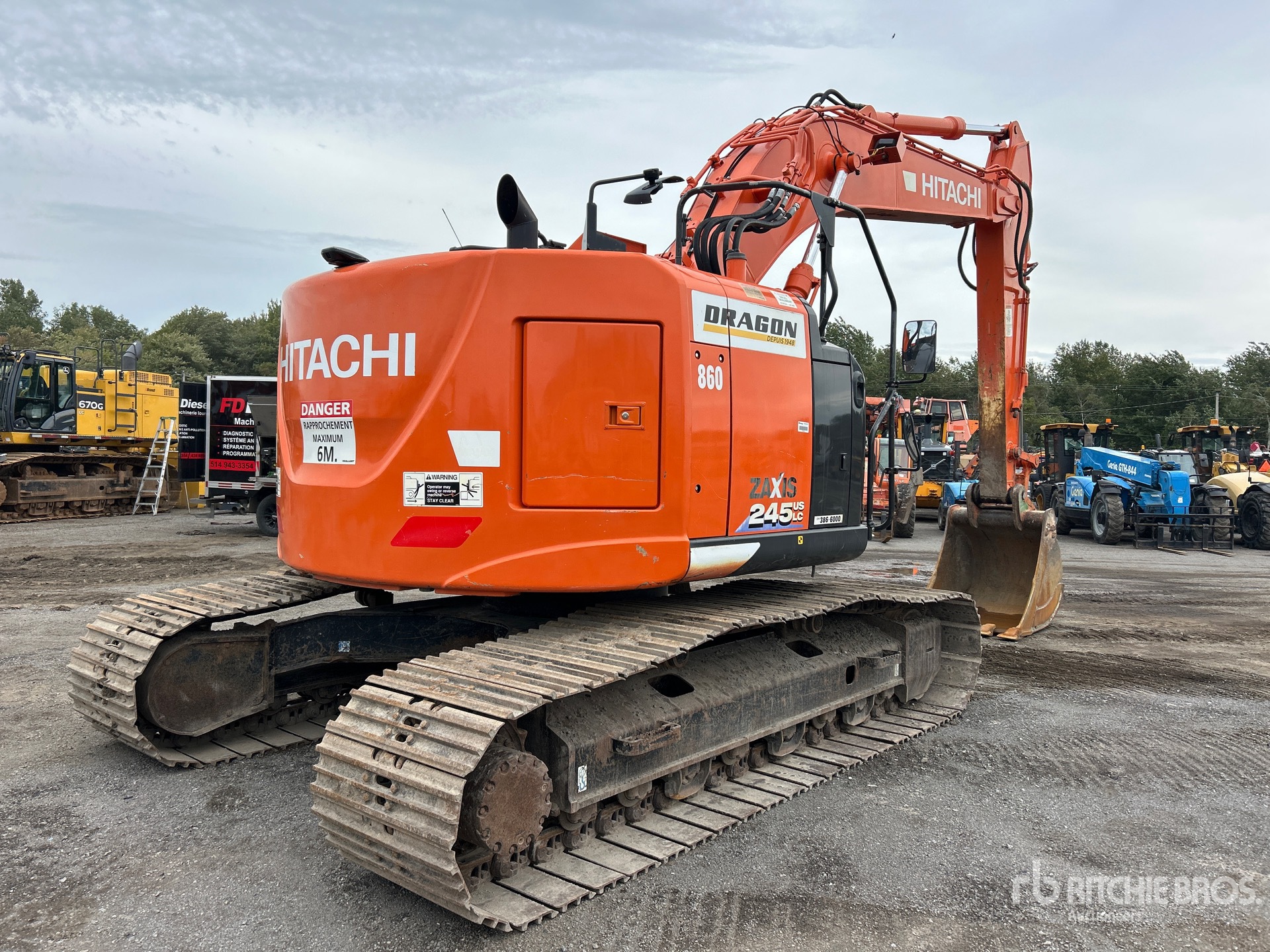 2018 Hitachi ZX245USLC-6N