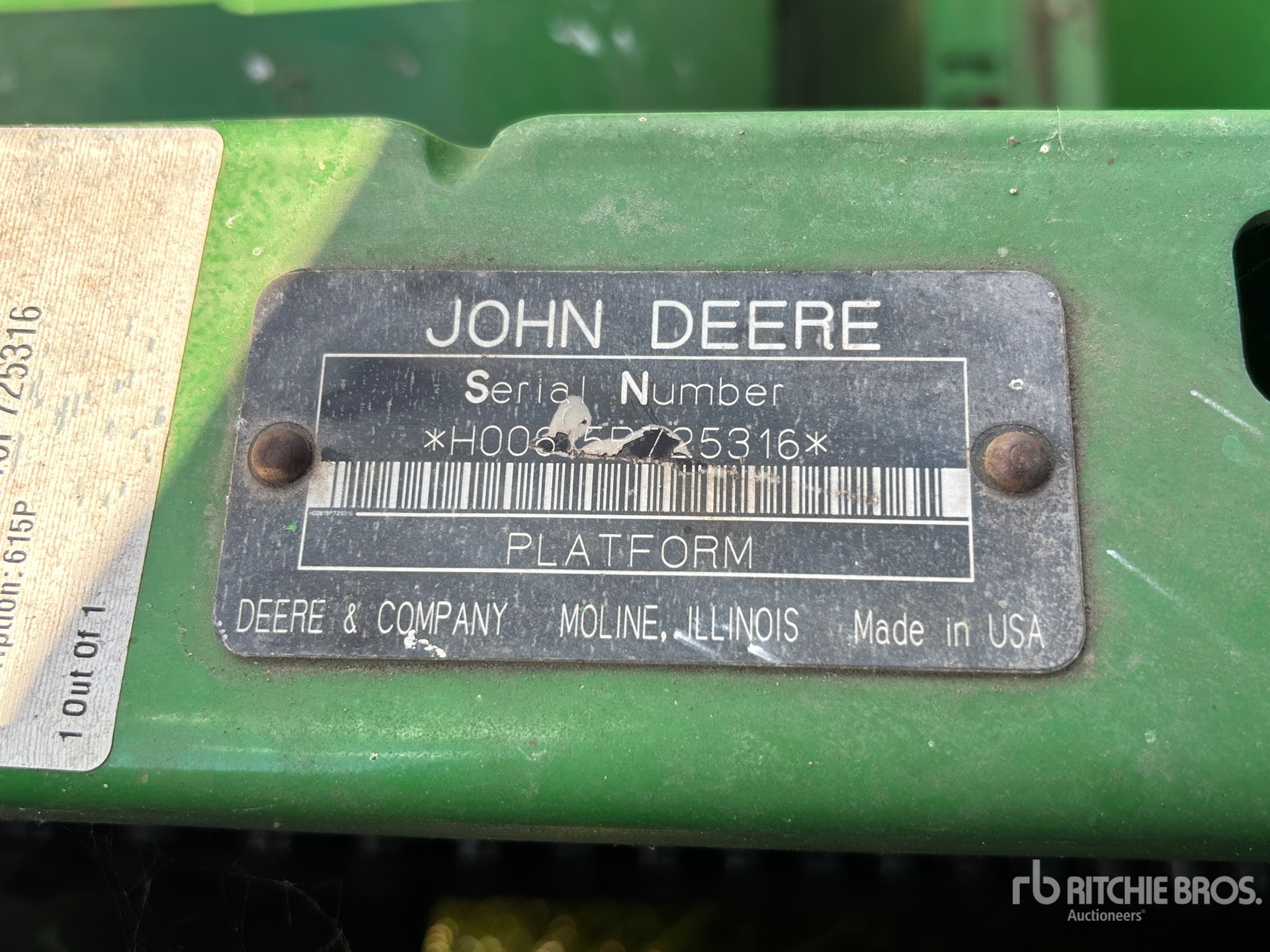 2008 John Deere 615P
