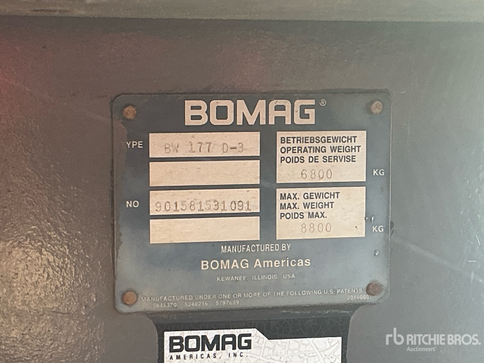 2004 Bomag BW177D-3