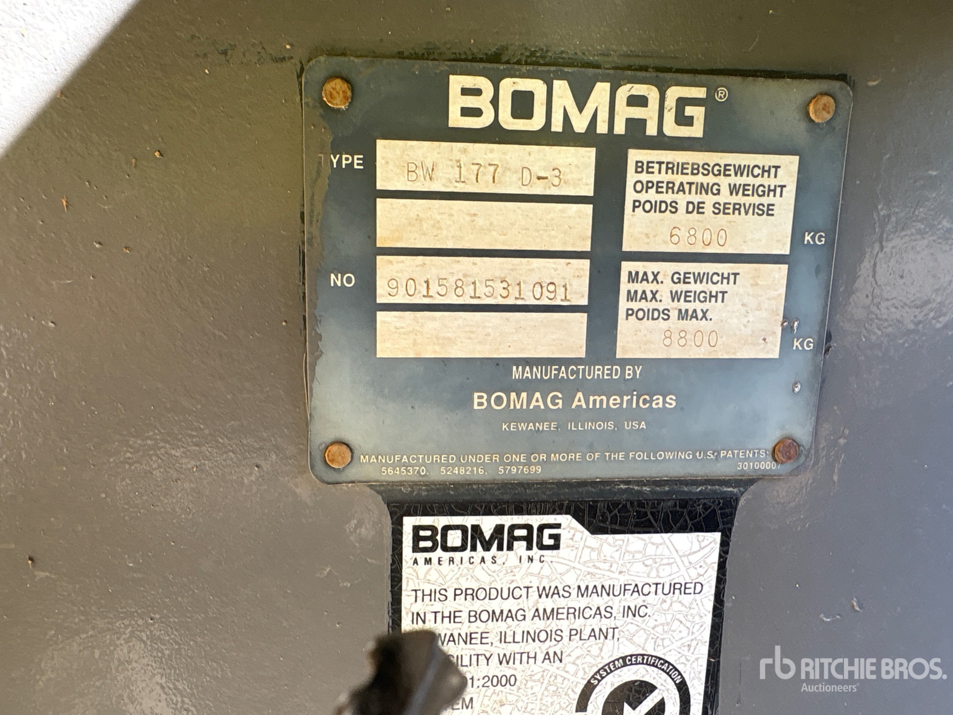 2004 Bomag BW177D-3