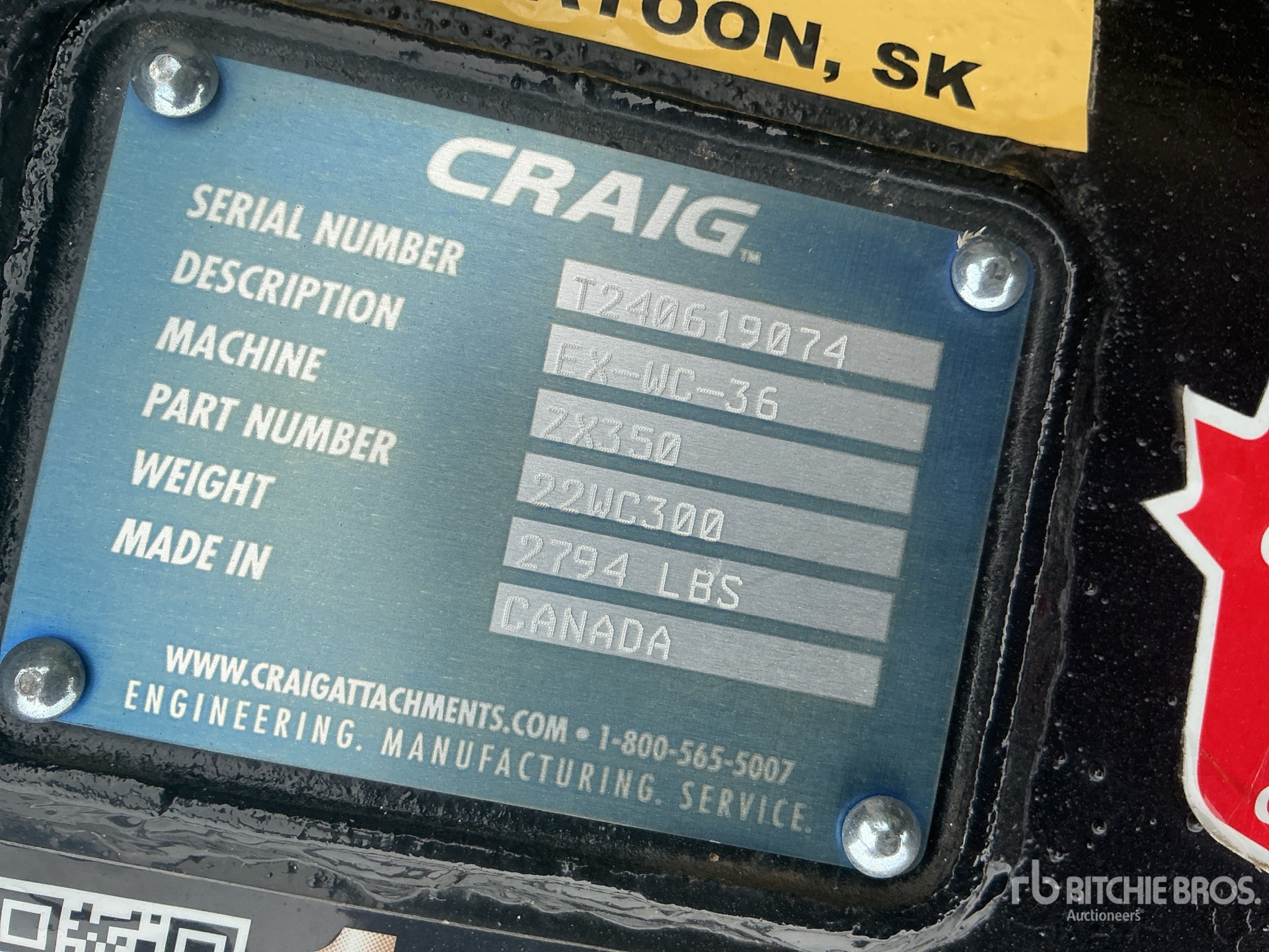 Craig EX-WC-36
