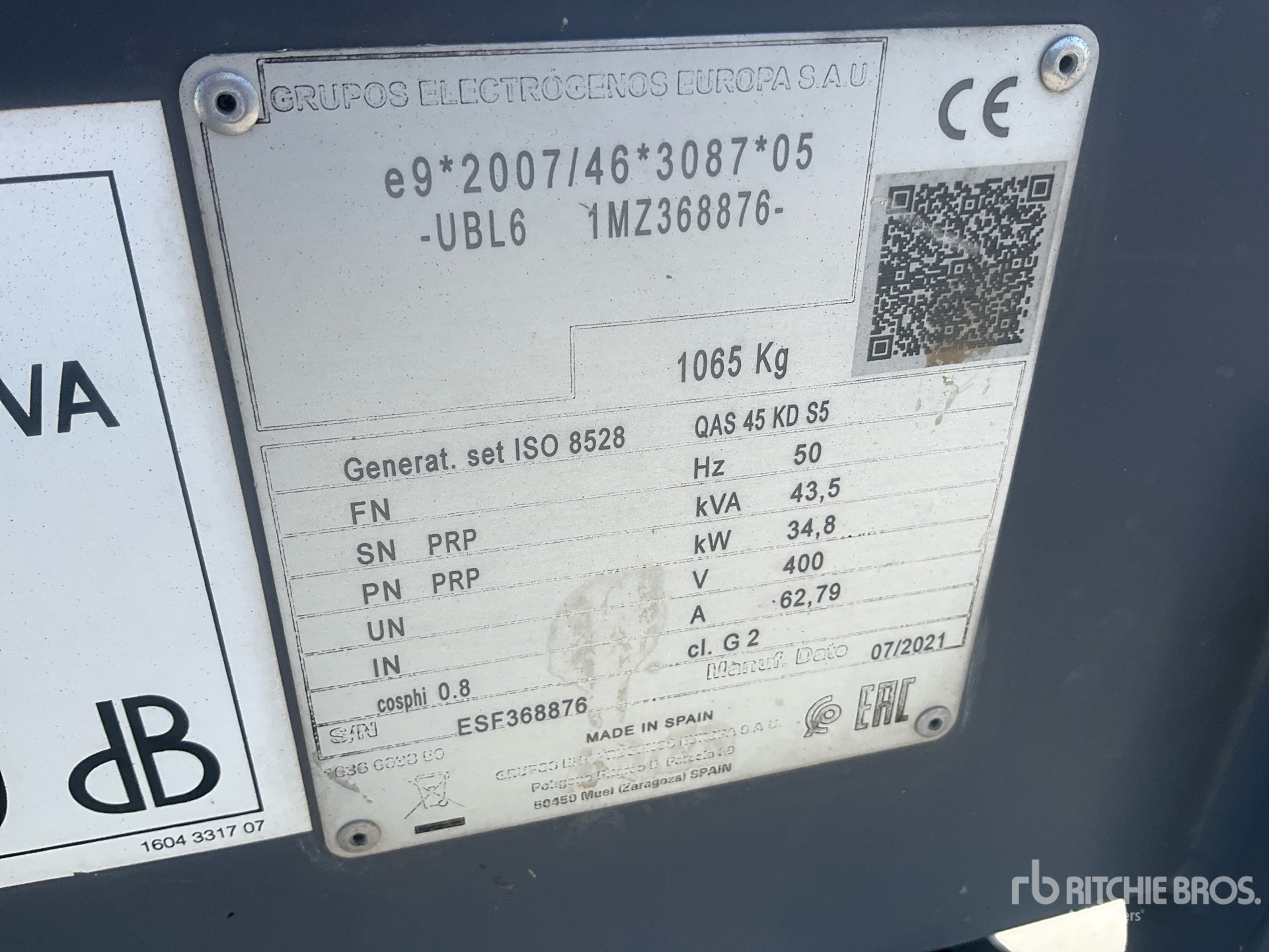 2021 Atlas Copco QAS45