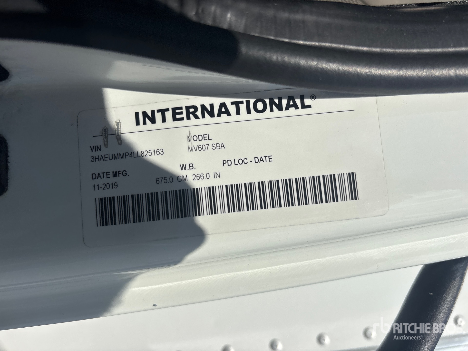 2020 International MV607