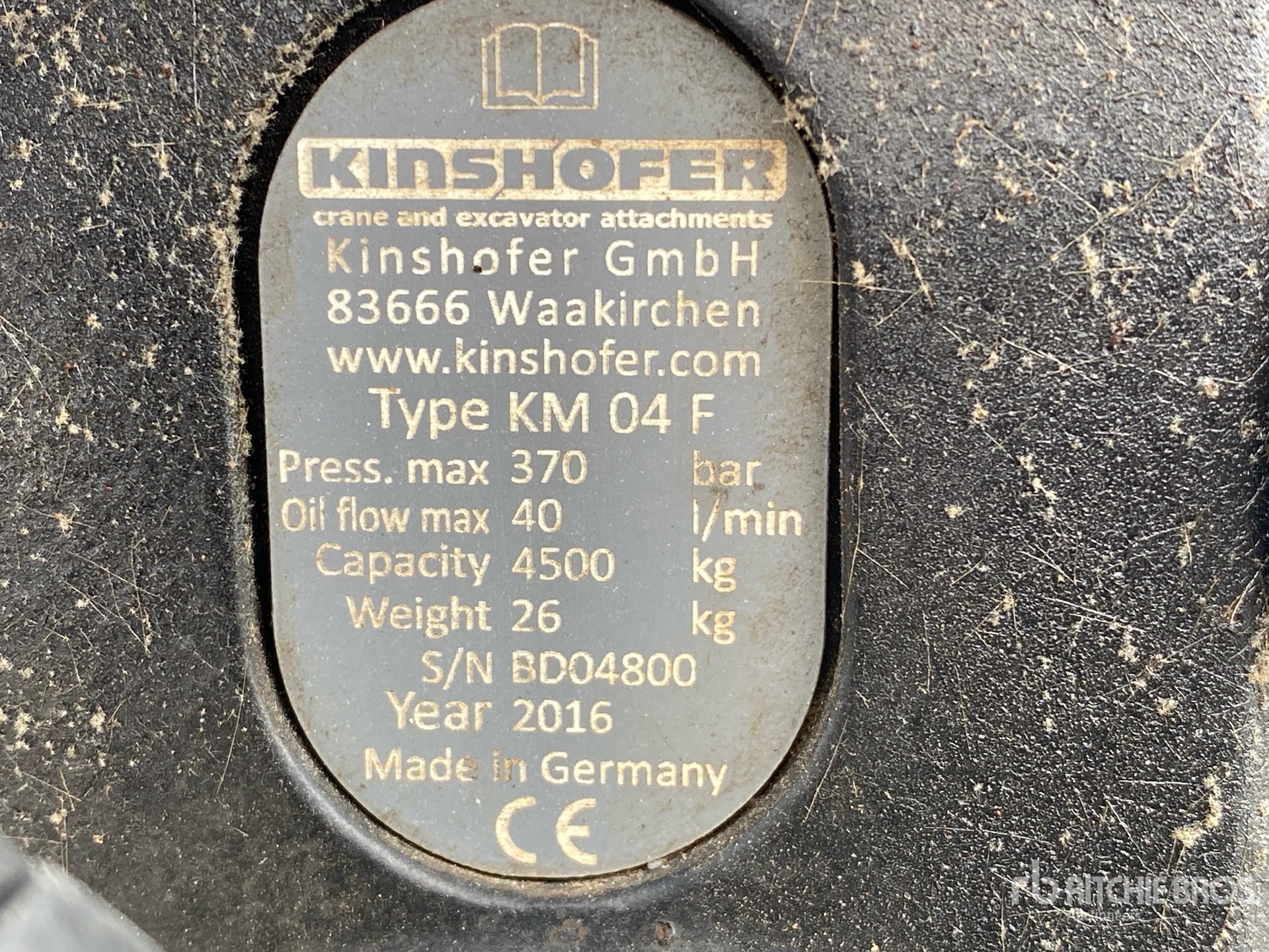 2016 Kinshofer C02H-40 1-2 TO