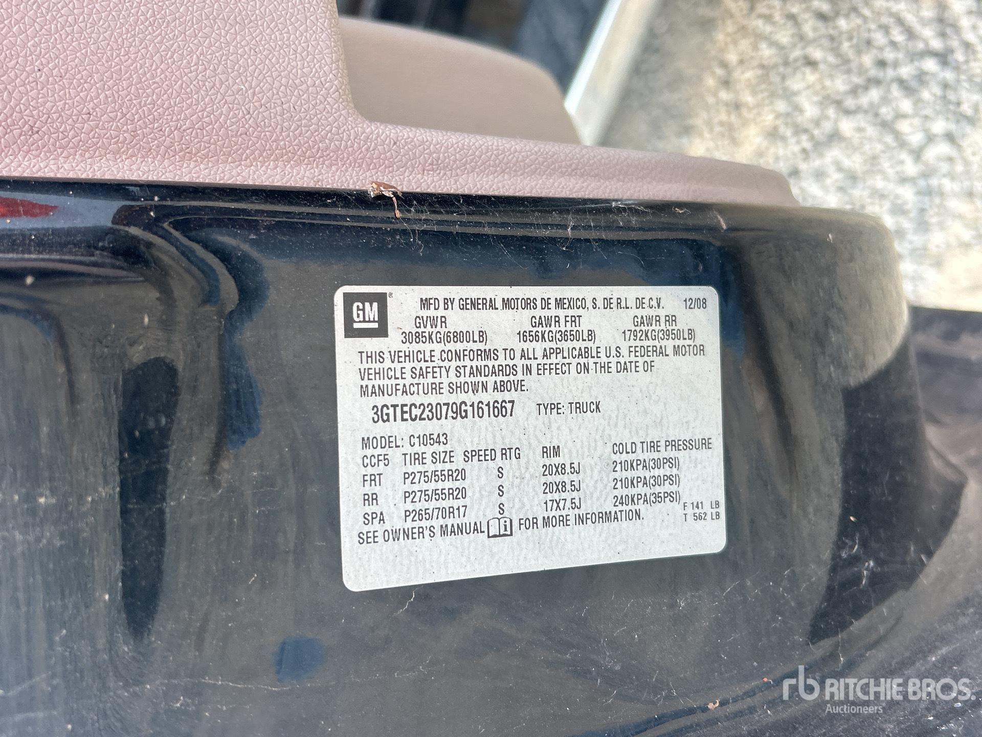 2009 GMC SIERRA 1500