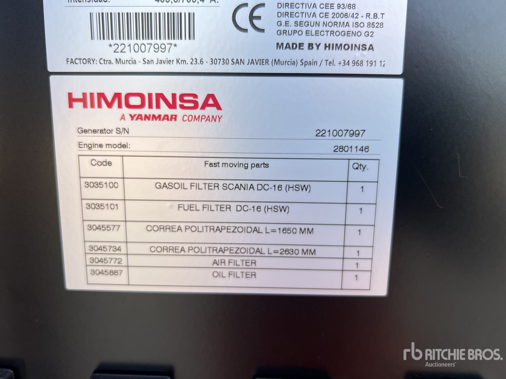 2022 Himoinsa HSW-280 T5