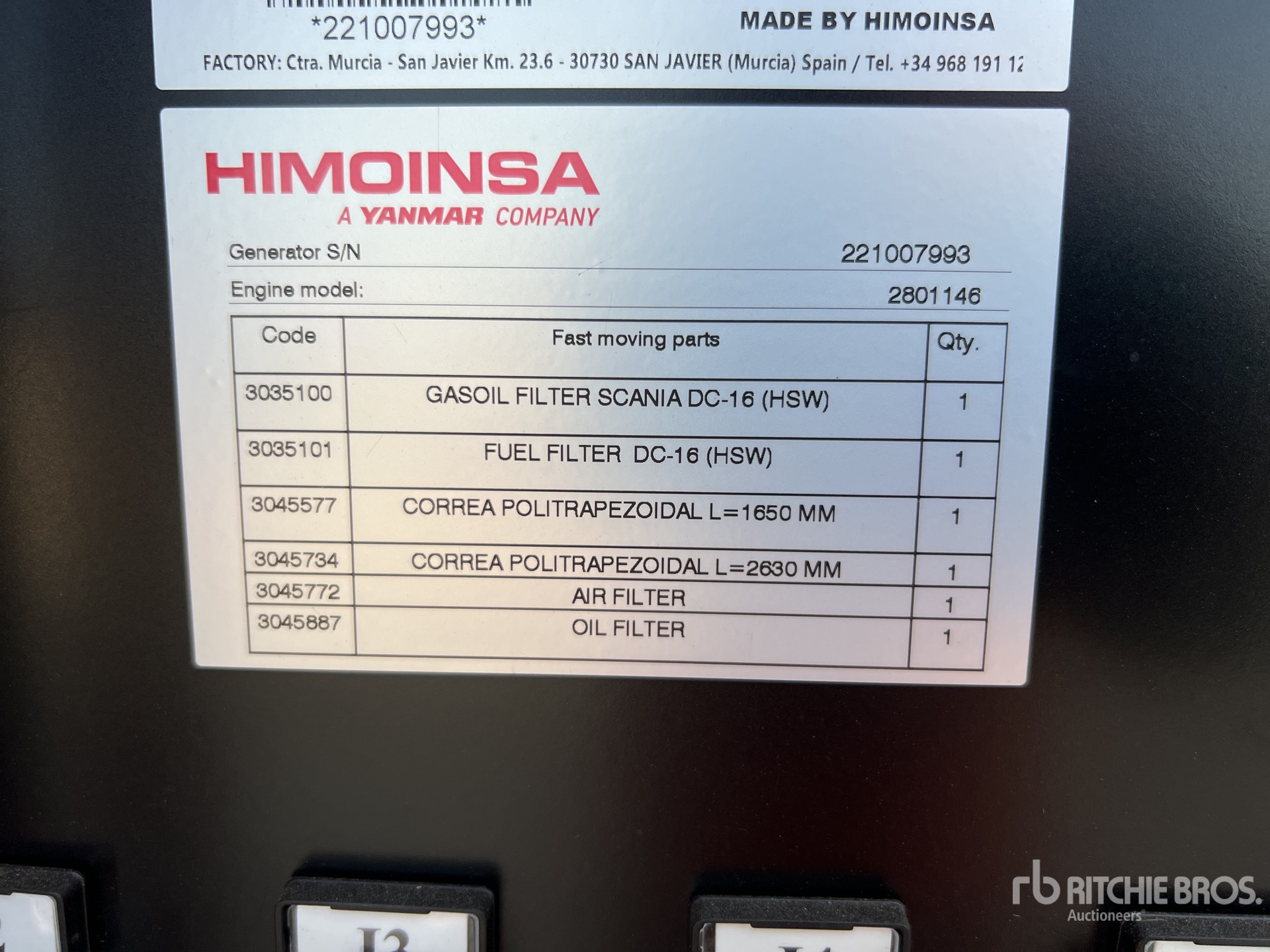 2022 Himoinsa HSW-280 T5