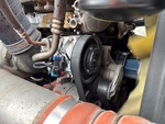 Engine with A/C Compressor