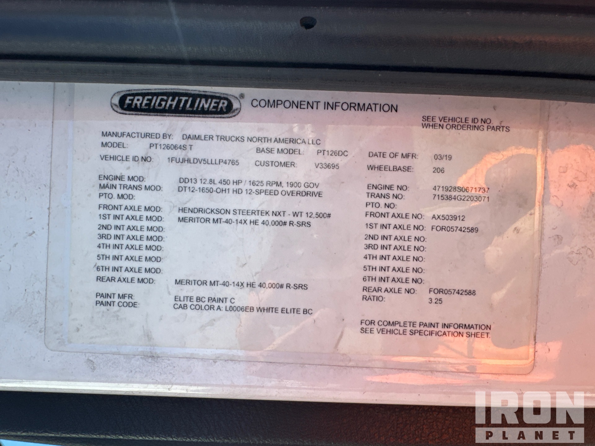 2020 Freightliner 6X4