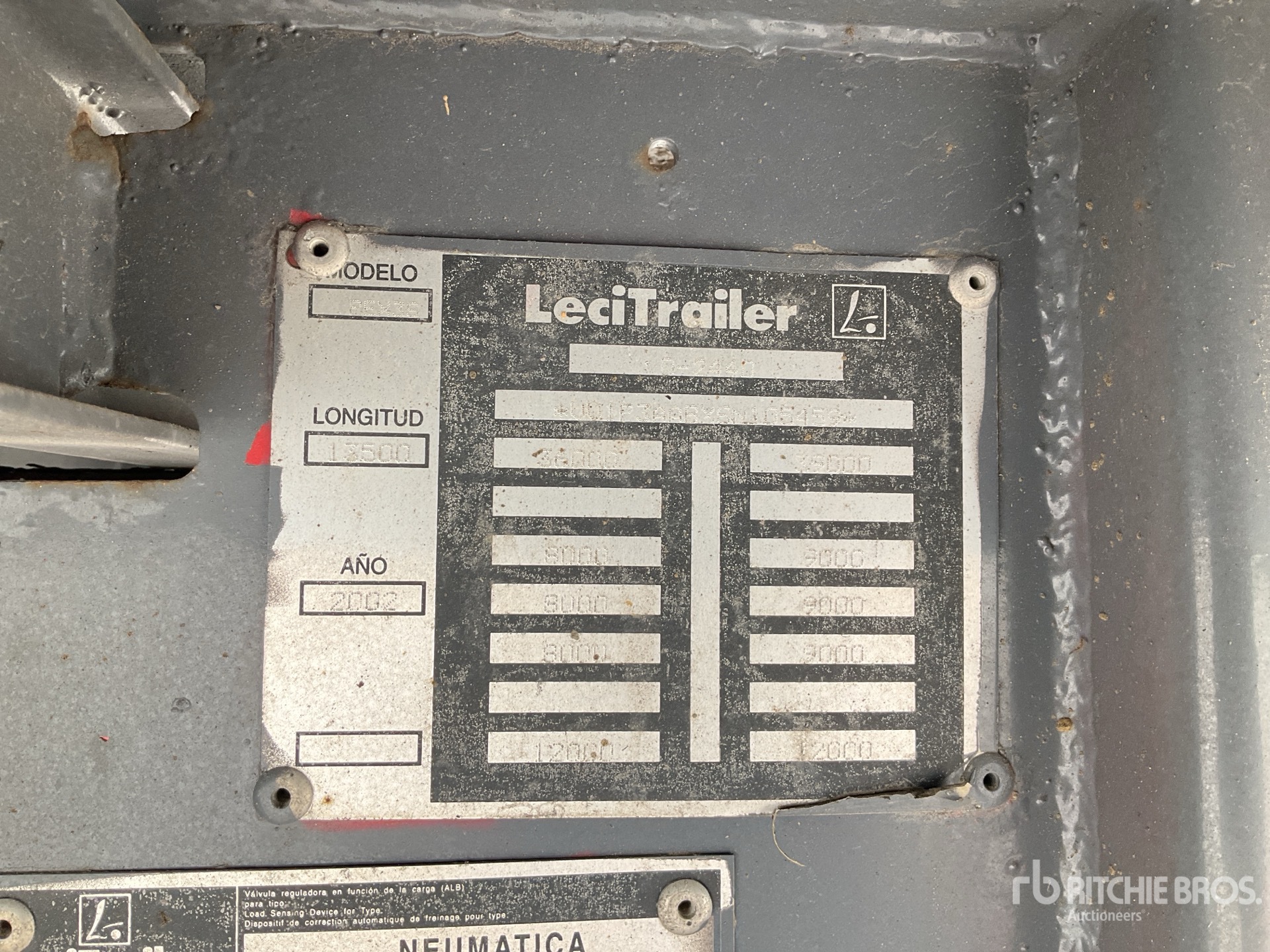 2002 Lecitrailer PEXB-3E