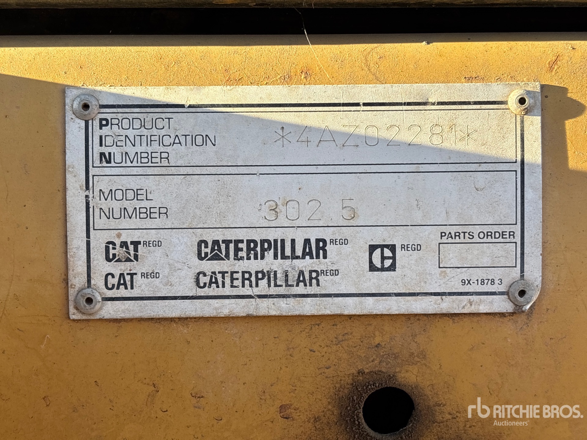 2001 Caterpillar 302.5