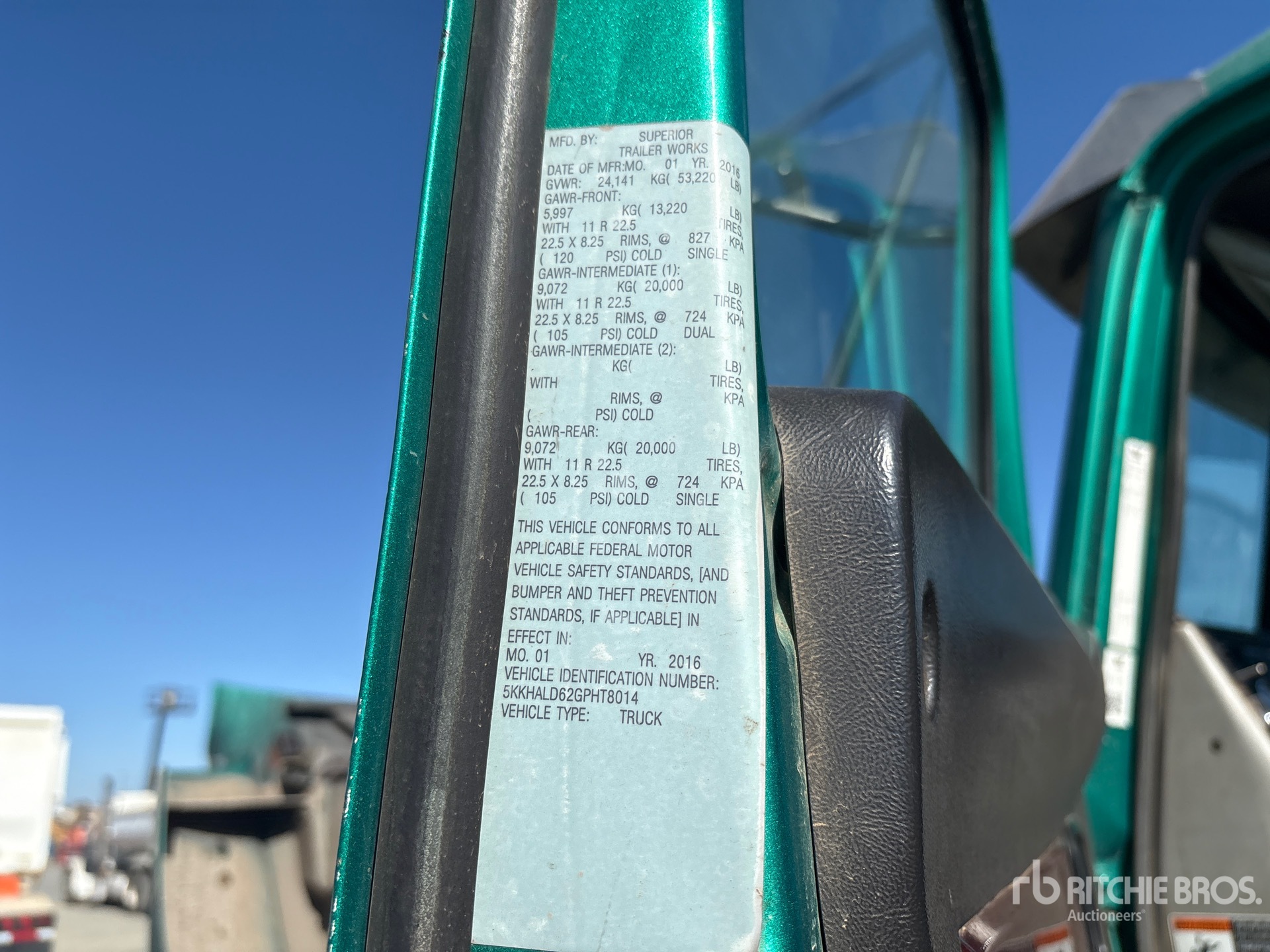 2016 Western Star 4900