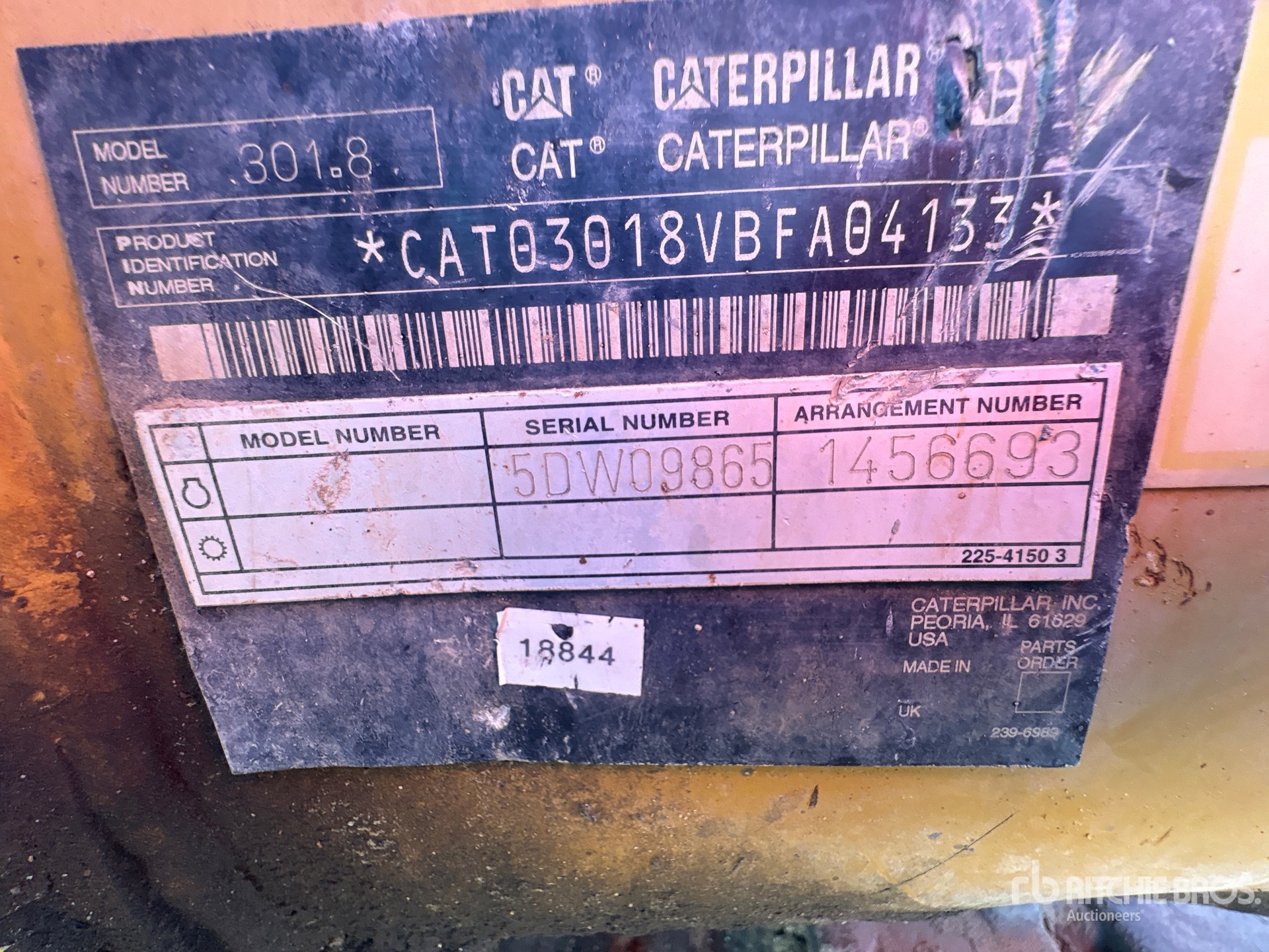 2005 Caterpillar 301.8