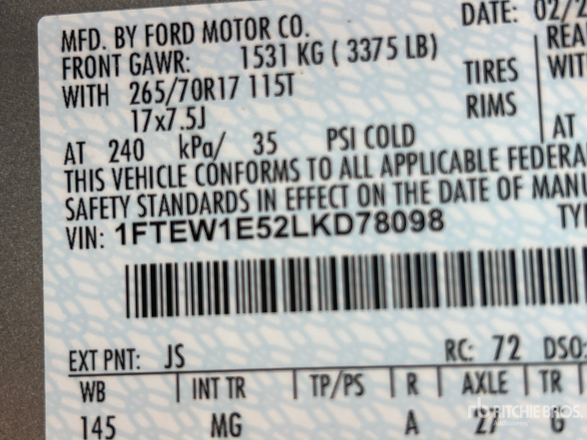 2020 Ford F-150