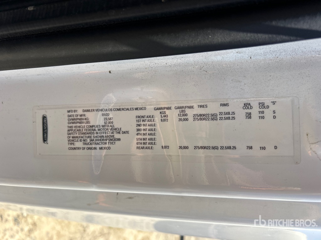 General Appearance with Numero seriale/numero d’identificazione del veicolo (VIN)