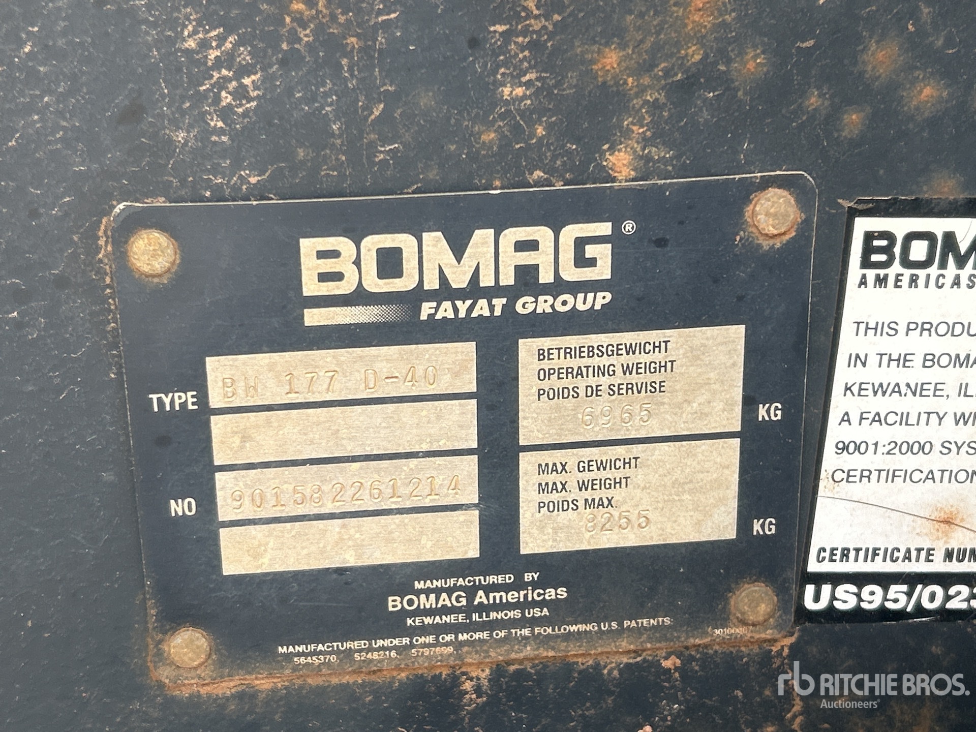 2012 Bomag BW177D-40