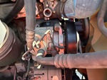 Engine with A/C Compressor