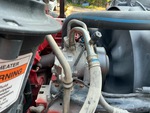 Engine with A/C Compressor