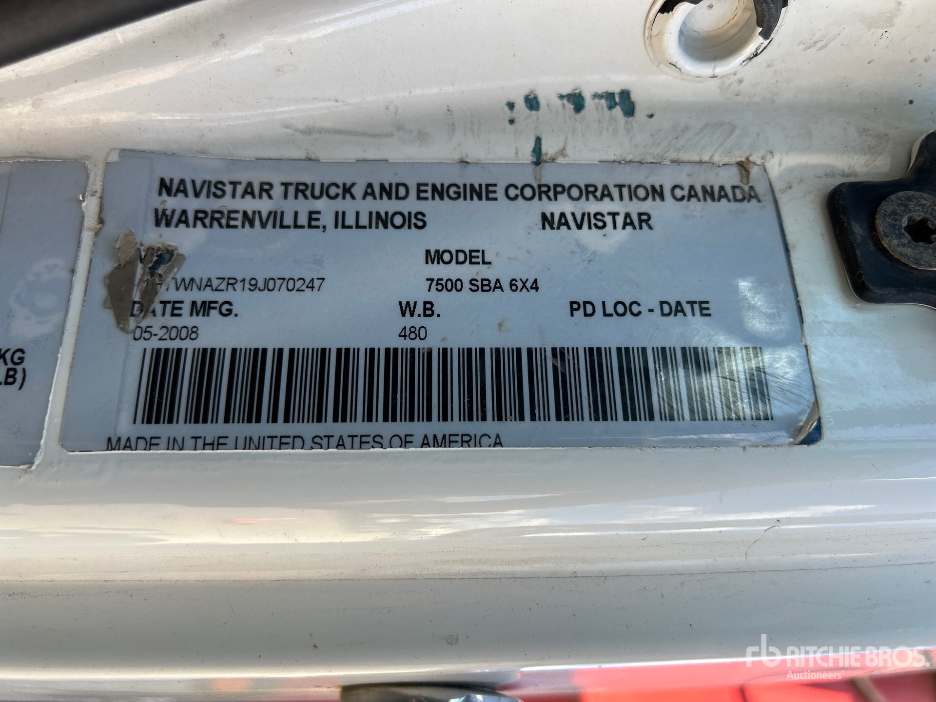 2009 International 7500SBA