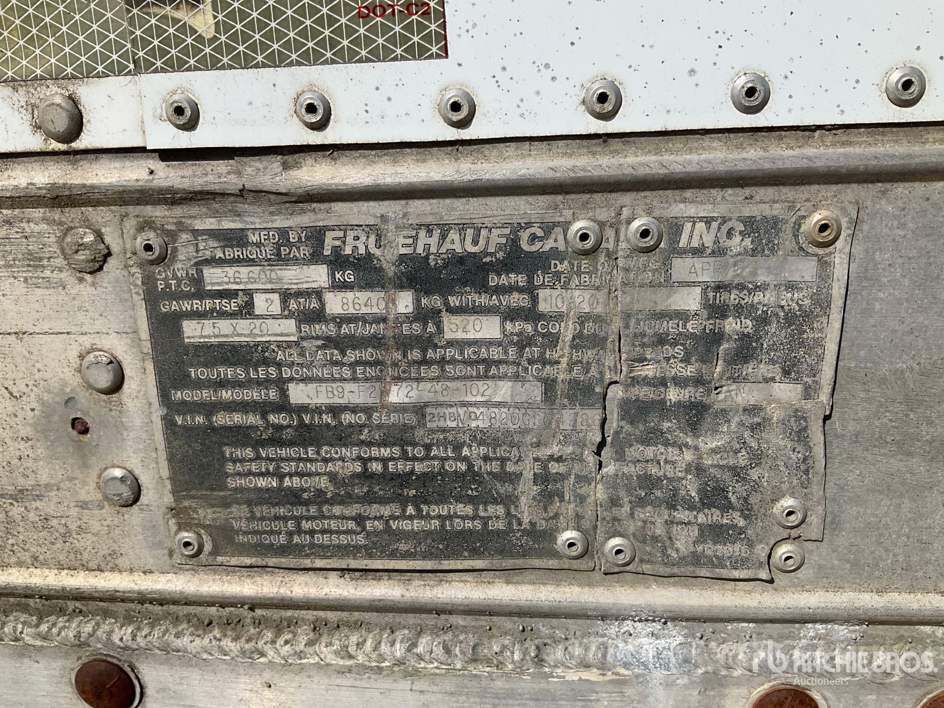 Fruehauf 48 ft T/A
