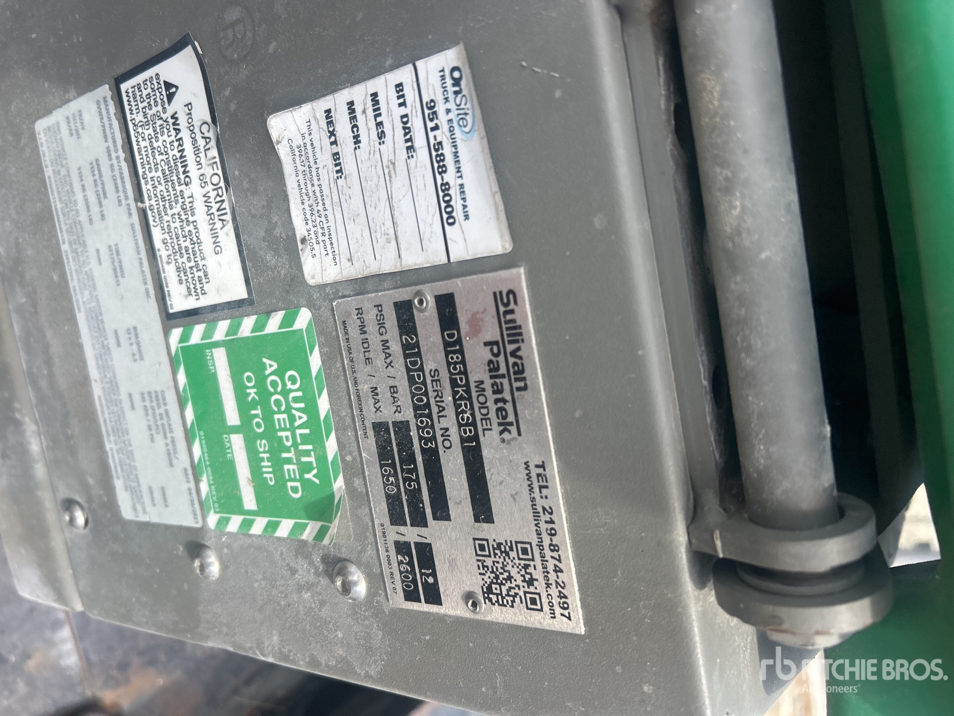 2021 Sullivan D185PKRSB1