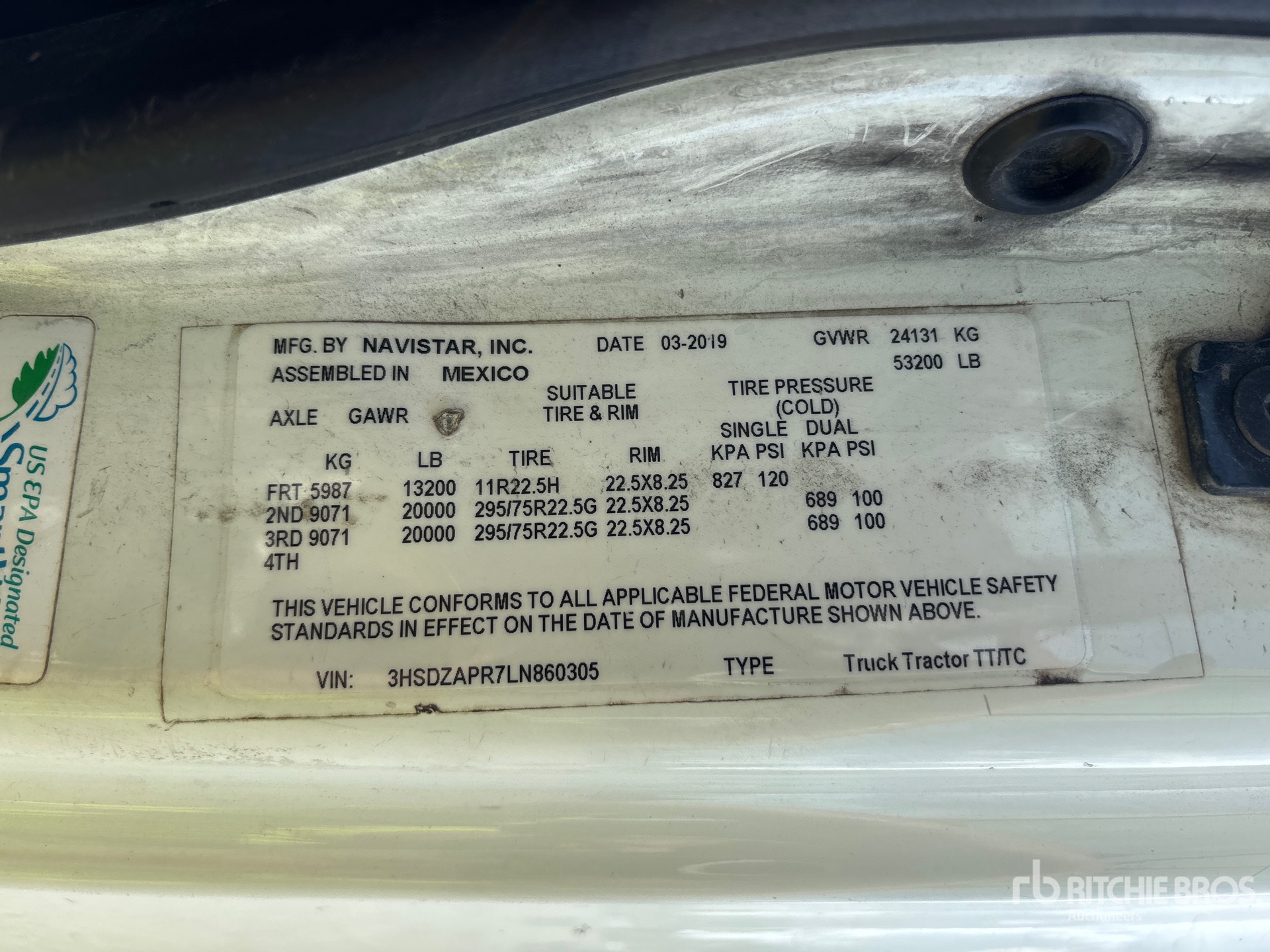 2020 International LT625